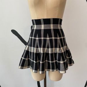 LF plaid skirt